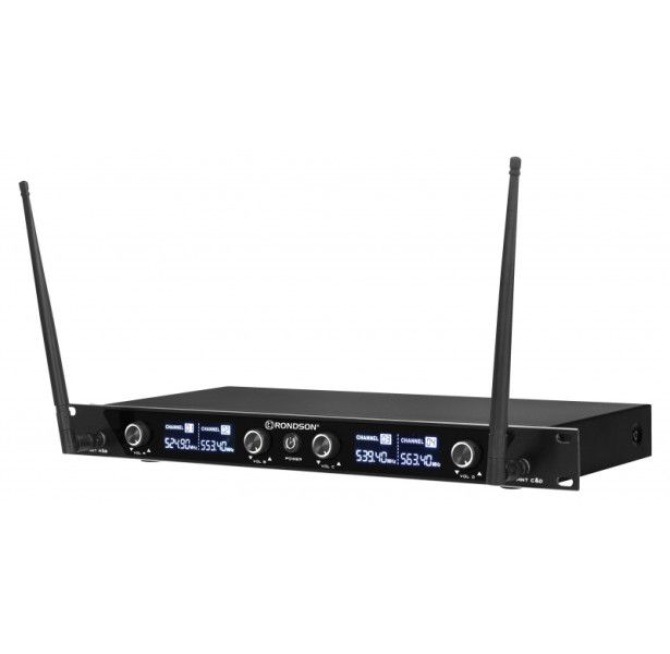 Ensemble UHF double Diversity, 4 Mic main 501/511.5/524/538.5 Mhz BE-1040 RONDSON (4/4)