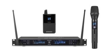 Ensemble UHF double Diversity, 1 Micro main et 1 micro cravate BE-2020/MIC/BP RONDSON