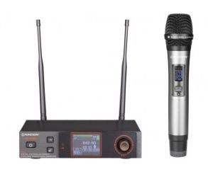 Ensemble UHF Diversity, demi-rack, micro émetteur main BE-5018/H83 RONDSON