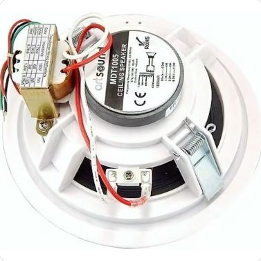 Haut-Parleur Encastrable 5" ArtSound MDT-1005, 100V, 1,5-3-6W, Rond, Métal (2/2)