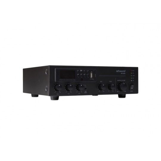 Amplificateur Mélangeur ArtSound MX-60M, modèle de table, 100V, tuner/BT, 60W (2/3)
