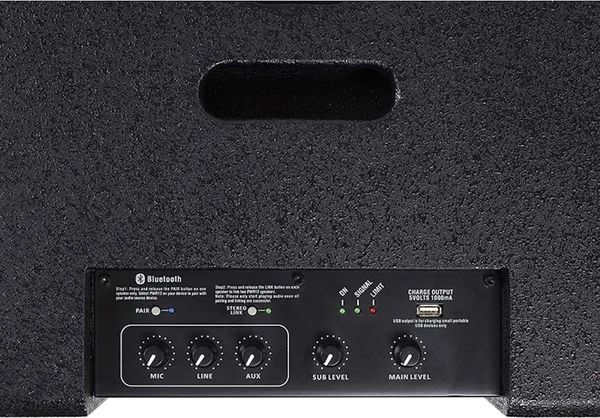 Système son actif 2 voies, ArtSound PWR12, Caisson de basse + colonne, 1500W, (Unité) (5/7)