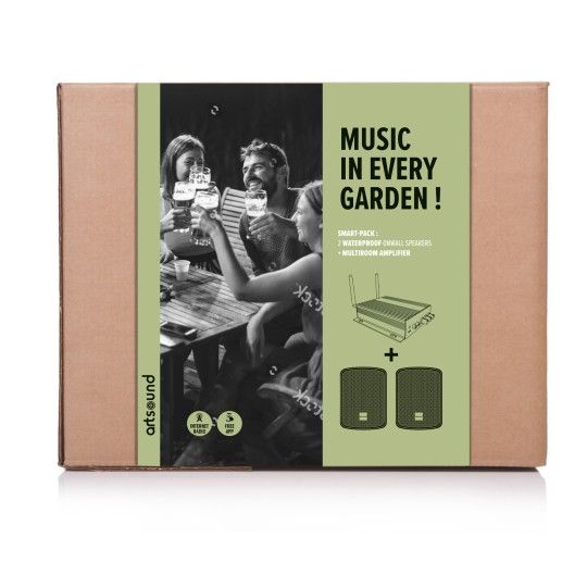 PACK Amplificateur Multi-Zones + 2 Enceintes Etanches IP54, ArtSound SMARTPACK ,2xASW55.2 + SMART HYDE (Unité) (2/2)